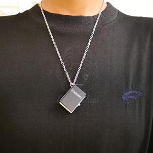 silver necklace
